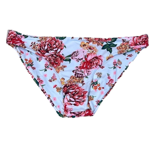 Maaji Floral White Pink Orange Bikini Bottoms 3XL NWT NEW